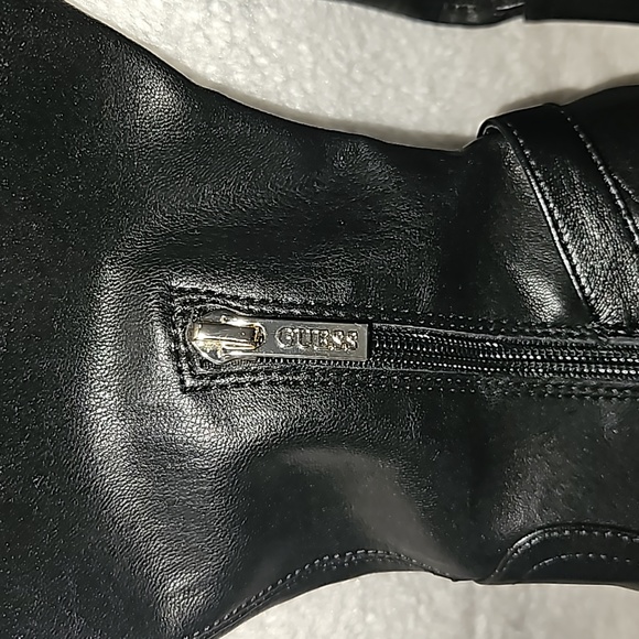 Guess Tailia Women Lug Platform Over the Knee Boot Black Size 6 M - Picture 6 of 14